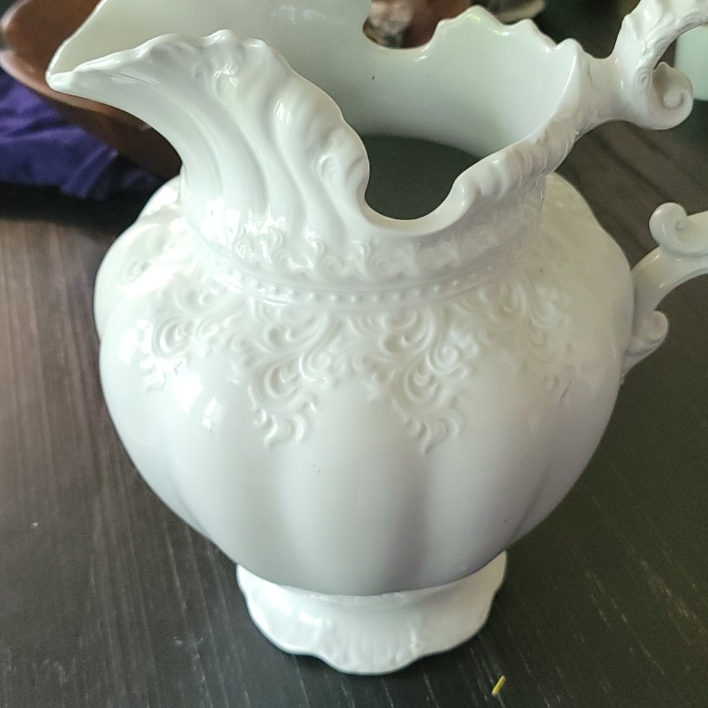 Royal ironstone china pitcher